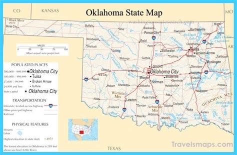 Map Of Kansas Oklahoma - My Maps