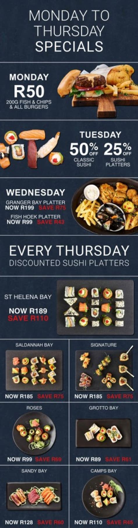 Cape Town Fish Market SPECIALS - Mr. Cape Town