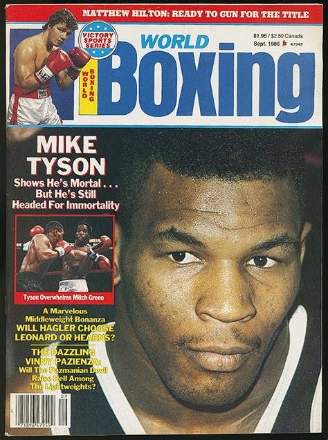 1986 September "World Boxing" Magazine - Mike Tyson