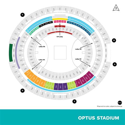 Optus Stadium Map