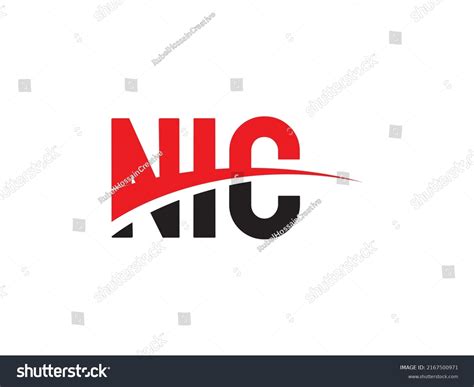 Nic Letter Initial Logo Design Vector Stock Vector (Royalty Free ...