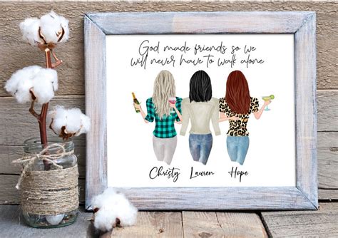 Personalized Gift Personalized Friends Print Friends | Etsy