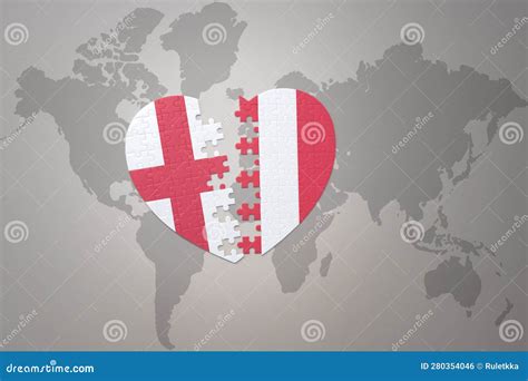 Peru Map In New England Acadians Flag Colors, Editable Vector | CartoonDealer.com #138368026