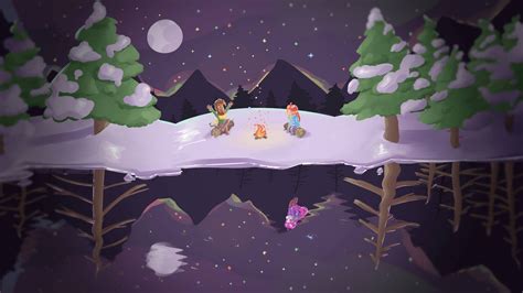 Download Celeste Game Campfire Wallpaper | Wallpapers.com