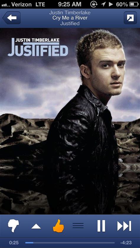 Justin Timberlake - Cry Me a River #music #pandora | Justin timberlake justified, Justin ...