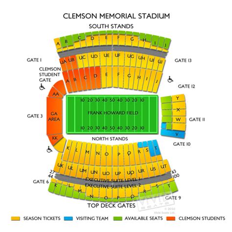 Clemson Memorial Stadium Tickets - Clemson Memorial Stadium Information - Clemson Memorial ...