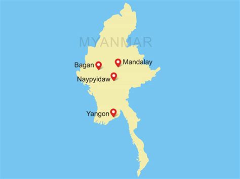 Where is Myanmar? Myanmar map, Cities & Attractions in Myanmar