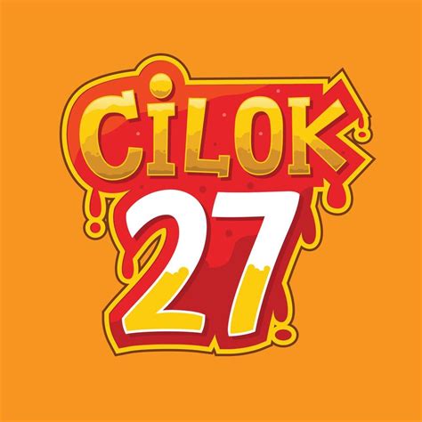 The logo for typical Indonesian food reads ''Cilok '' 7649421 Vector Art at Vecteezy