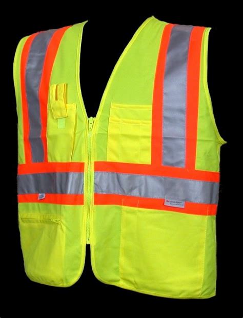 Safety Vest - Solid Front/Mesh Back - Earl F. Andersen