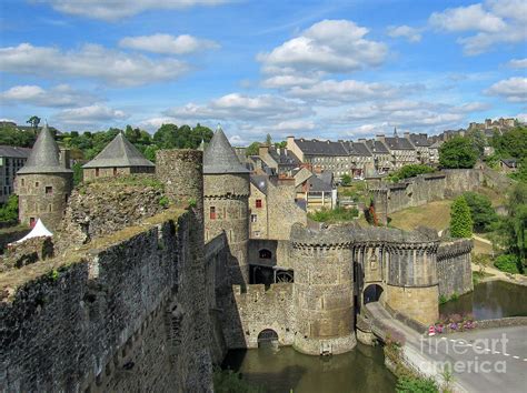 The medieval castle and town of Fougeres, France Photograph by Jekaterina Sahmanova - Pixels