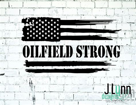 Oilfield Strong USA Decal Car Truck Vehicle Graphics Sticker - Etsy | American flag decal ...