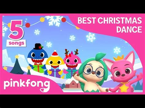 Christmas Sharks and more | Dance Dance | +Compilation | Pinkfong Songs ...