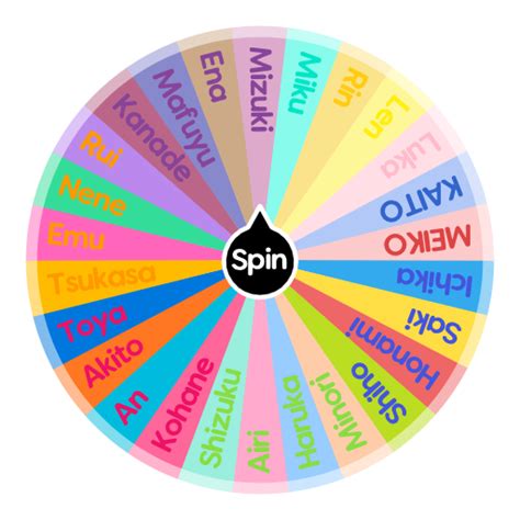 Project Sekai Characters | Spin The Wheel App