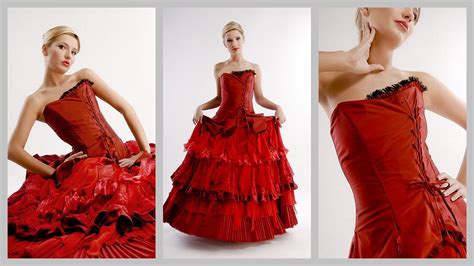 Bella P, red wedding dress | Lukasz Dunikowski | Flickr