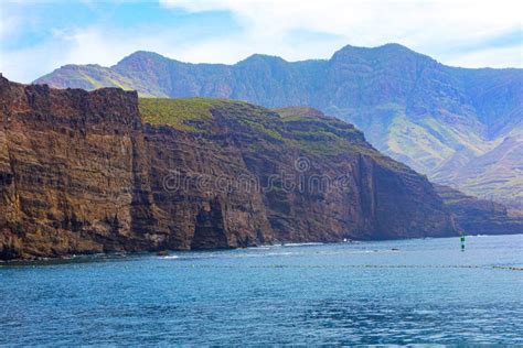 Gran Canaria Coastal Mountains Stock Photo - Image of gran, summer ...