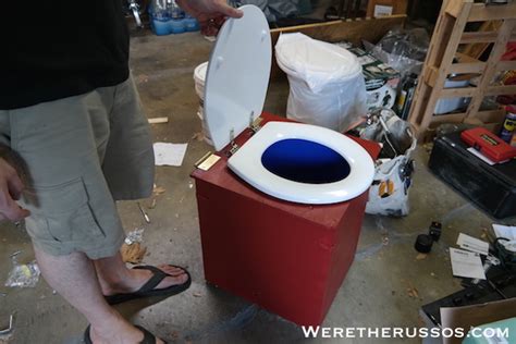 Bucket Composting Toilet -Our Two Week Experiment - WE'RE THE RUSSOS