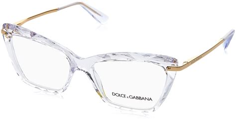 Dolce & Gabbana Dolce & Gabanna DG5025 3133 53 Crystal Woman Cat Eye Eyeglasses | eBay