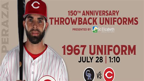 1967 Throwback Uniforms | 07/22/2019 | Cincinnati Reds