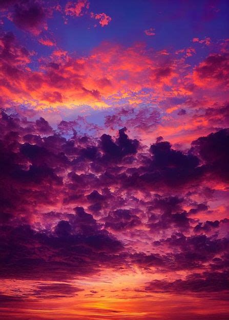 Premium Photo | Beautiful sunset sky with pastel pink and purple colors ...