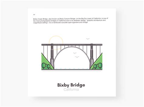 Bixby Bridge by Aleksandar Savić / Almigor on Dribbble