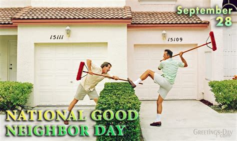 National Good Neighbor Day celebrated/observed on September 28, 2022 ⋆ ...