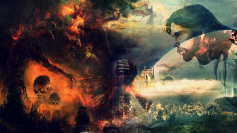 Heaven vs Hell Wallpaper - WallpaperSafari