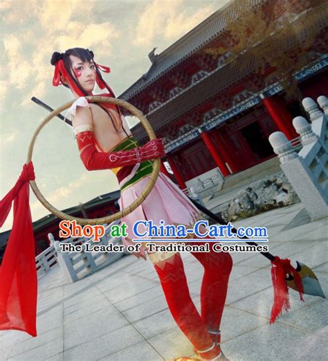 Nezha Cosplay Hanzhuang Han Fu Han Clothing Traditional Chinese Dress ...