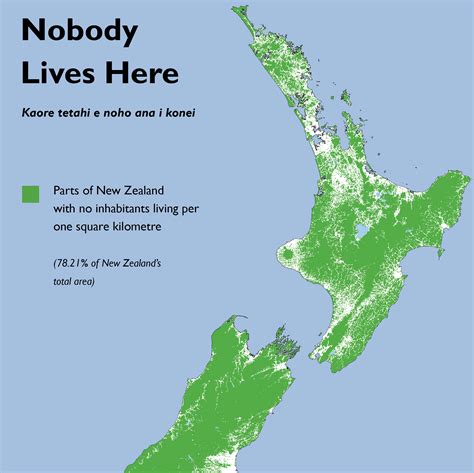 Nobody Lives Here: Uninhabited Areas of New Zealand | The Map Kiwi