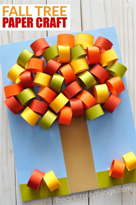 Beautiful Fall Tree Paper Craft | Fall crafts for kids, Kids fall crafts, Crafts