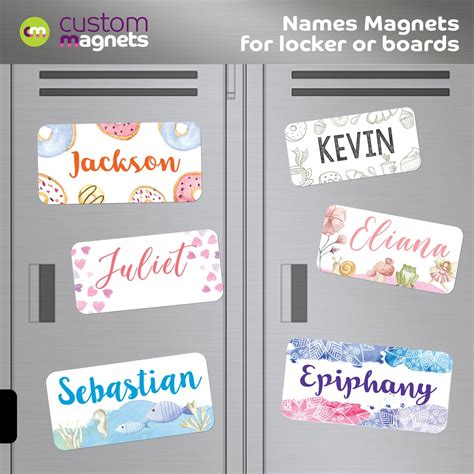 Custom Magnet for Locker, Personalized Magnetic Locker Decor, Name Magnet - Etsy