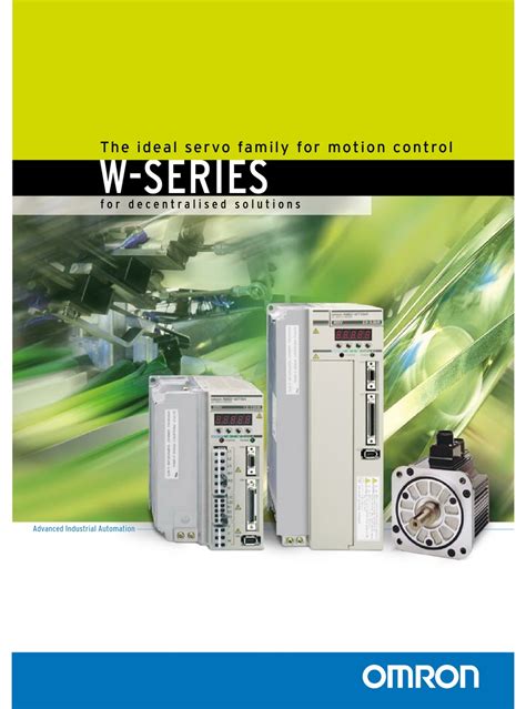 OMRON W-SERIES BROCHURE Pdf Download | ManualsLib