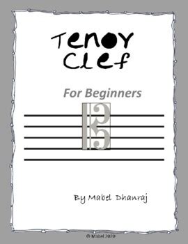 Tenor Clef Worksheet by Tedvita Artworks | Teachers Pay Teachers