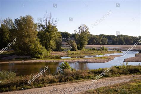 Loire River Where Water Level Has Editorial Stock Photo - Stock Image ...