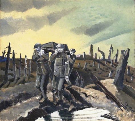 Wounded, Passchendaele Painting | Paul Nash Oil Paintings