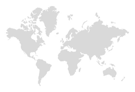 World Map Flat Png - Carlen Wilmette