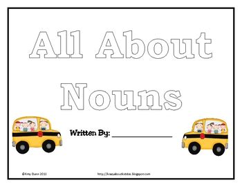 Noun Books for Teaching Common, Proper, Singular, and Plural Nouns