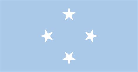 Federated States of Micronesia flag color codes