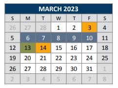 Faubion Middle - School District Instructional Calendar - Mckinney Isd - 2022-2023