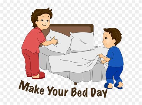 Make Your Bed Day Bed Clipart How To Make Bed Make Your Bed - Bank2home.com