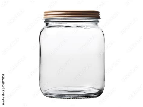 Empty Blank Jar Design, isolated on a transparent or white background Stock Illustration | Adobe ...