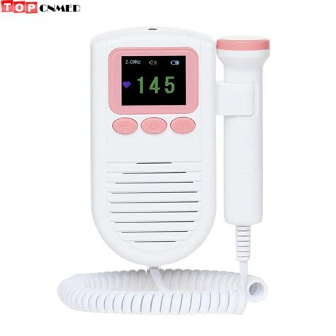 Fetal Doppler Portable ultrasound fetal heart monitor LCD display with ...