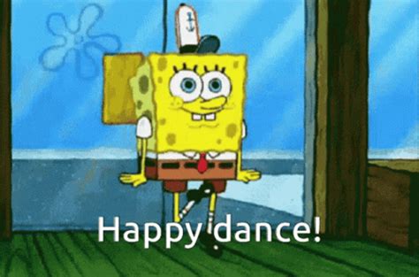 Spongebob Dancing The Happy Dance GIF | GIFDB.com