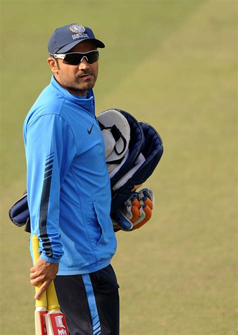 Virender Sehwag during training | ESPNcricinfo.com