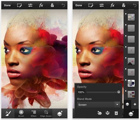 Adobe Photoshop Touch updated with new brushes, Quick Selection tool and more