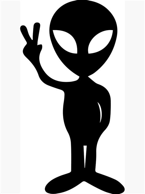 "ALIEN PEACE " Art Print by Karismatik | Redbubble