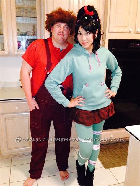 Coolest Wreck-It Ralph and Vanellope von Schweetz Couple Halloween ...