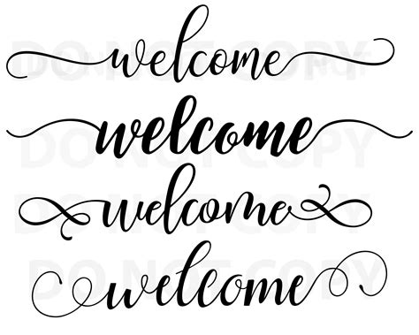 Welcome Sign SVG Bundle Quotes Svg File for Cricut Sayings - Etsy | Sign fonts, Quote svg files ...
