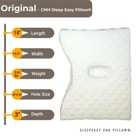 Buy Original Sleep Easy Pillow With Ear Hole - CNH Pillow