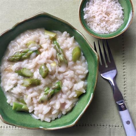 asparagus risotto with white truffle butter