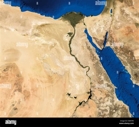 Egypt Map And Satellite Image